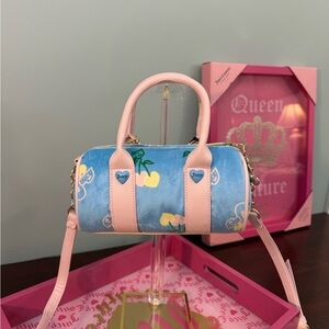Juicy Couture Blue and Pink Mini Bag